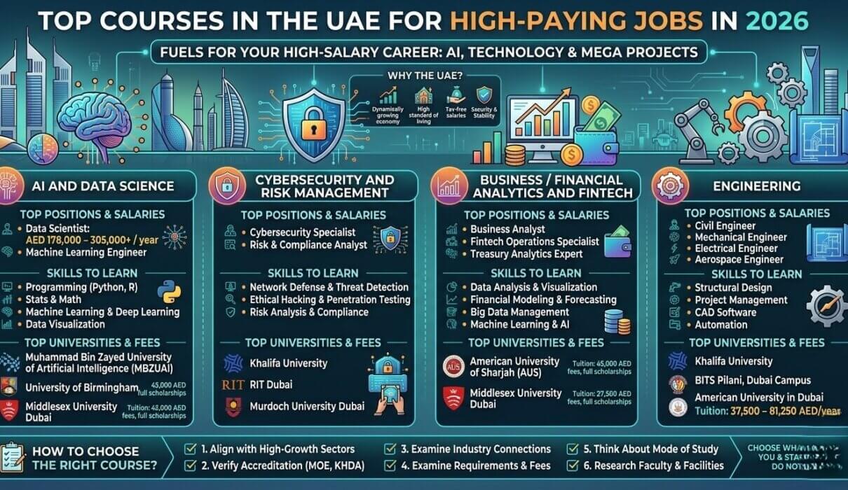 Top Courses in the UAE for High-Paying Jobs in 2026