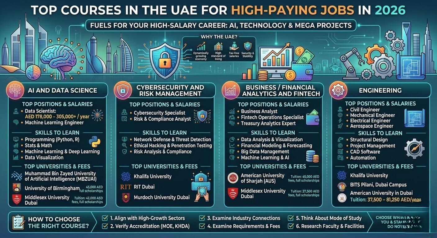 Top Courses in the UAE for High-Paying Jobs in 2026